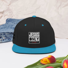 Load image into Gallery viewer, Jesus Only Snapback Hat