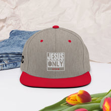 Load image into Gallery viewer, Jesus Only Snapback Hat