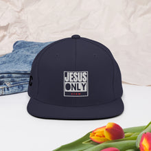Load image into Gallery viewer, Jesus Only Snapback Hat
