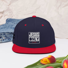 Load image into Gallery viewer, Jesus Only Snapback Hat