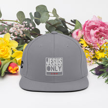 Load image into Gallery viewer, Jesus Only Snapback Hat
