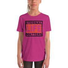 Load image into Gallery viewer, Eternal Lives Matter Youth Short Sleeve T-Shirt