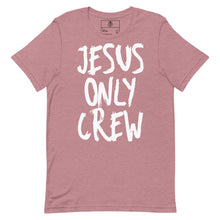 Load image into Gallery viewer, JESUS Only Crew Unisex t-shirt