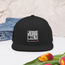 Load image into Gallery viewer, Jesus Only Snapback Hat
