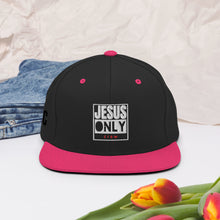 Load image into Gallery viewer, Jesus Only Snapback Hat
