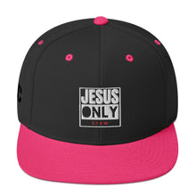 Load image into Gallery viewer, JESUS ONLY Snapback Hat
