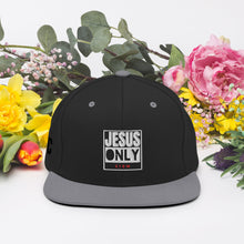 Load image into Gallery viewer, Jesus Only Snapback Hat
