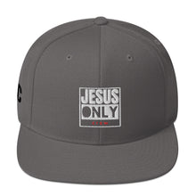 Load image into Gallery viewer, JESUS ONLY Snapback Hat

