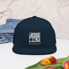 Load image into Gallery viewer, Jesus Only Snapback Hat
