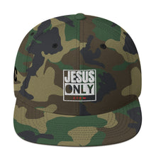 Load image into Gallery viewer, JESUS ONLY Snapback Hat
