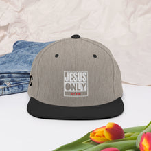 Load image into Gallery viewer, Jesus Only Snapback Hat
