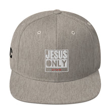 Load image into Gallery viewer, JESUS ONLY Snapback Hat
