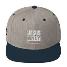 Load image into Gallery viewer, JESUS ONLY Snapback Hat
