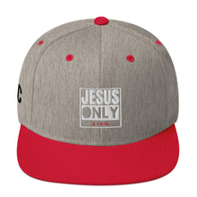 Load image into Gallery viewer, JESUS ONLY Snapback Hat
