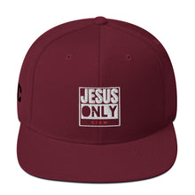 Load image into Gallery viewer, JESUS ONLY Snapback Hat
