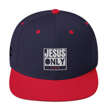 Load image into Gallery viewer, JESUS ONLY Snapback Hat
