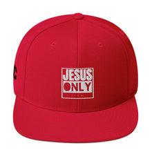 Load image into Gallery viewer, JESUS ONLY Snapback Hat
