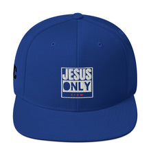 Load image into Gallery viewer, JESUS ONLY Snapback Hat

