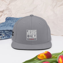 Load image into Gallery viewer, Jesus Only Snapback Hat
