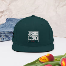 Load image into Gallery viewer, Jesus Only Snapback Hat
