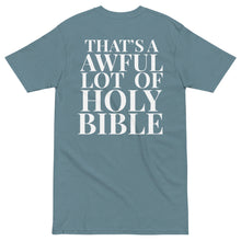 Load image into Gallery viewer, I Hate It Here (John 12:25) premium heavyweight tee
