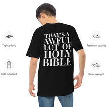 Load image into Gallery viewer, I Hate It Here (John 12:25) premium heavyweight tee
