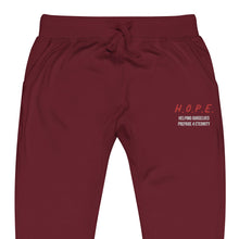 Load image into Gallery viewer, H.O.P.E.  fleece sweatpants

