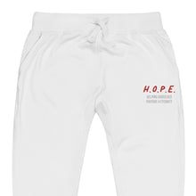 Load image into Gallery viewer, H.O.P.E.  fleece sweatpants
