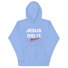 Load image into Gallery viewer, JESUS DID IT. (Hebrews 2:9) Unisex Hoodie
